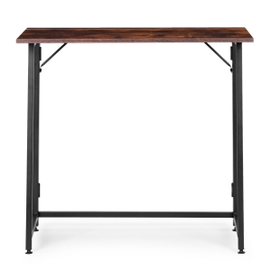 Biurko komputerowe składane 80x45 cm stolik pod laptopa loft postarzany orzech ModernHome